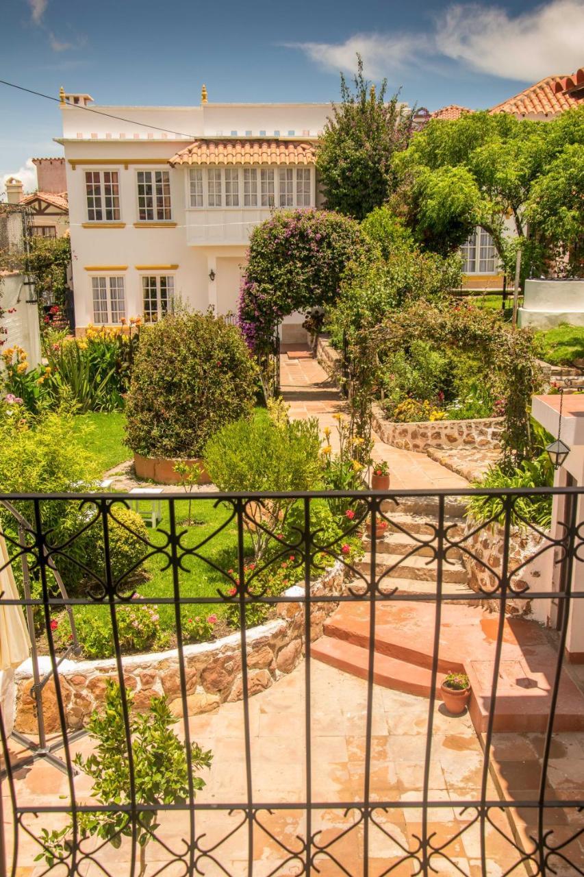 El Jardin De Su Merced B&B Sucre Dış mekan fotoğraf